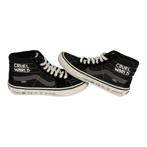 VANS SK8-Hi Cult Cruel World Send Rescue High Top Pro Sneakers Size 8